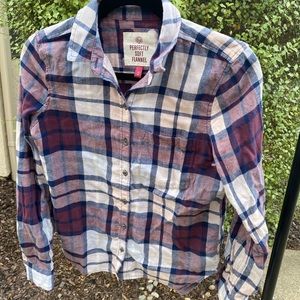 Loose Flannel Trendy y2k hip hop Womens Top